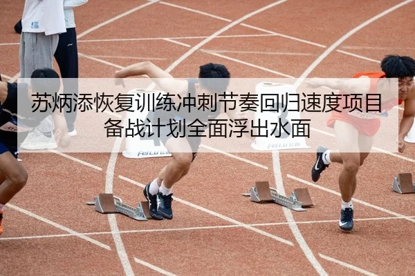 苏炳添恢复训练冲刺节奏回归速度项目备战计划全面浮出水面
